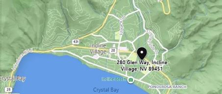 Bing Map North Lake Lodges and Villas