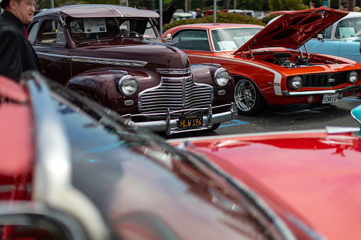  Vintage stylish car expo